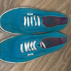 Turquoise Vans